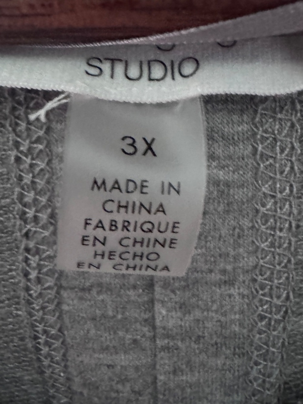 Cable & Gauge Sport Hoodie Dress Gray in Color size 3X - Picture 4 of 8